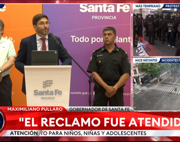 Pullaro dijo que la protesta “fue un reclamo justo y genuino”