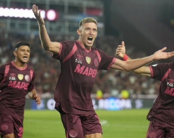 Lanús venció a Flamengo 1-0 en la ida de la Recopa Sudamericana