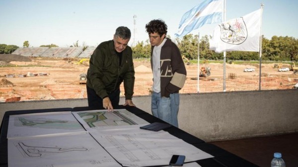 Jorge Macri recibió a Colapinto en el autódromo, a días de la exhibición con Alpine en BAIRES